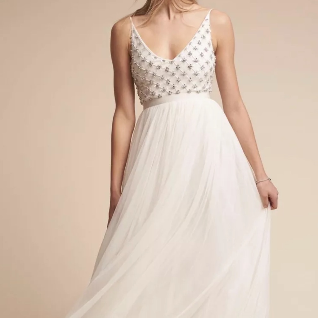 New Bhldn Ranna Gill Myra Dress Bridal Wedding Gown Z428-14